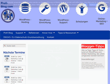 Tablet Screenshot of profi-blog.com